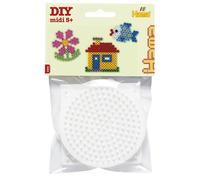 Création perle et bijou Hama sachet de 3 plaques pour perles moyennes carrée ronde hexagonale 4451
