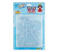 Hama Plaques pour perles à repasser Papillon et Princesse Taille Maxi Transparent Blister 2 plaques
