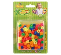 Hama Blister de 250 Maxi perles à repasser : Neon Mix 51 Couleur : Neon Mix 51