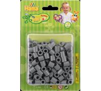Hama Blister de 250 perles à repasser Maxi : Gris Couleur : Gris