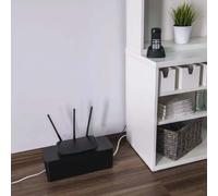 Hama Boîtier pour câbles plastique noir (L x l x H) 156 x 40 x 135 mm 1 pc(s) 00221012