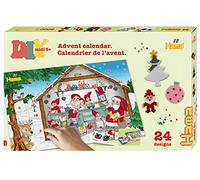 Hama Parels 3046 strijkkralen adventskalender, cadeauverpakking met ca. 5.000 mi