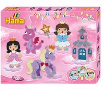 HAMA - Boite "Fantasie Fun" - 4000 perles et 2 plaques - Perles à repasser Taille Midi - Loisirs créatifs