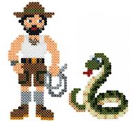 HAMA - Boite ""L'aventurier"" - 4000 perles à repasser taille MIDI et 2 plaques - Loisirs créatifs - Dès 5 ans