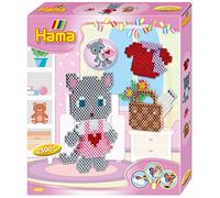 Hama Perles à repasser Le Dressing du Chat – 2500 perles, 1 plaque, Taille Midi, Boîte cadeau