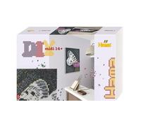 Hama - Boite Pixel Art Papillon - 10.000 Perles et 6 plaques - Perles à Repasser Taille Midi - Loisirs créatifs