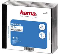 Hama - Boîtier de rangement pour CD - transparent (pack de 5)