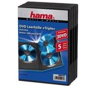 Hama Boîtier DVD Triple CD et Blu-ray DVD Jewel Case