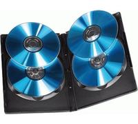 hama Boîtier DVD vide "Quad Box" Jewel Case noir