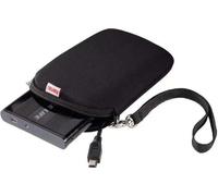 HAMA Boîtier pour disque dur en néoprène 95505, 2,5", noir, néoprène