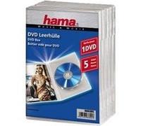 Hama - Boîtier pour DVD - capacité : 1 DVD - transparent (pack de 5) G