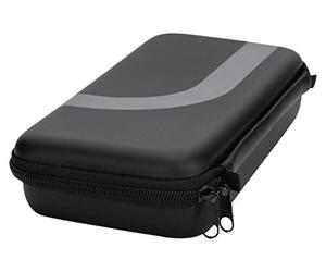 Hama Boîtier pour Nintendo Switch (Etui rigide, avec pochette pour accessoires, jeux, stylos, housse de protection des consoles) Noir