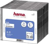 Hama - Boîtier Slim Jewel pour CD de stockage - noir (pack de 25)