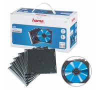 Hama CD Slim Jewel Case, pack 50 Pcs 1 disques Transparent