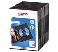 HAMA Lot de 25 Boitiers DVD Slim Souples Noirs
