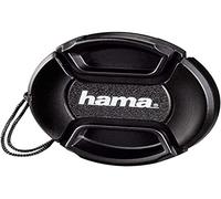 Hama Bouchon d'objectif "Smart-Snap" (cordon de fusible inclus sur le bouchon, bouchon d'objectif pour objectif de 72 mm) Noir