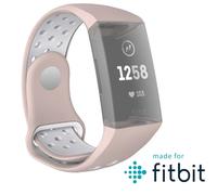 Hama Bracelet De Remplacement Sport Pour Fitbit Charge 3 / 4 Tracker De Fitness