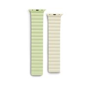 HAMA bracelet magnétique "Fantastic Feel" pour Apple Watch 42/44/45/49mm, vert/beige (00136840)