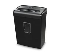 Hama Broyeur de Papier Premium M8+, 8 à 9 Feuilles à la Fois, Destructeur de Documents Peut déchiqueter Les Cartes de crédit et agrafes, Corbeille 20L, Sécurité P5 T5 E4, Noir