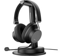 Hama BT-900 Bluetooth®-Headset, Multipoint, Ladestation, ENC, kabellos, Schw. Micro-casque supra-auriculaire noir