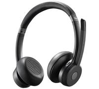 Hama BT700 Micro-casque supra-auriculaire Bluetooth Stereo noir micro-casque, volume réglable