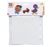 Hama Bügelperlen 4453 HAMA Stiftplatten midi "Quadrat, Kreis", groß, im Blister