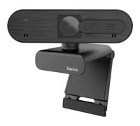 Hama Webcam PC C-600 – FHD 1080p, Microphone intégré, Autofocus, Cache-lentille – Noir