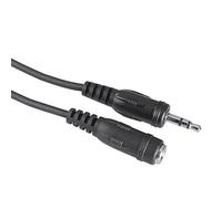 HAMA Câble audio 3.5mm jack mâle/coupleur stéréo * 2.5m CÂBLE D'EXTENSION AUDIO 2.5M 43300