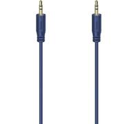 HAMA Câble audio Flexi-Slim 3,5 mm-3,5 mm bleu or 0,75 m