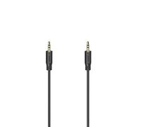 Hama Flexi-Slim câble audio 0,75 m 3,5mm Noir - Neuf