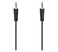 Hama Câble Audio Jack 3,5 mm Noir Mini-jack 3,5 mm 1,5 m 00205262