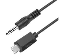 Câble audio, fiche USB-C - jack mâle stéréo 3,5 mm, stéréo, 0,75 m