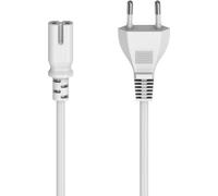 Hama Câble d'alimentation 2 broches prise européenne 5m blanc - remplacement de