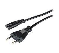 Hama - Câble d'alimentation - IEC 320 EN 60320 C7 (F) - CEE 7/16 (M) - 1.5 m - noir