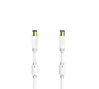 Hama Câble d'antenne 0,75m pour connecteur coaxial, 100 dB, doré