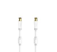 Hama Câble d'antenne 3,0 m plaqué or coaxial 100 dB pour TV