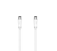 Hama Câble d'antenne coaxial mâle-coaxial femelle 10m Câble d'antenne TV 90dB droit