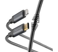 Hama Câble de charge Câble de données USB-C vers IOS universel Protection anti-plis aluminium 1,5 m