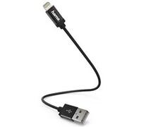 Hama Câble de charge / données Lightning 0,2 M noir Noir G