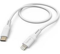 Câble de charge "Flexible", USB-C - Lightning, 1,5 m, silicone, blanc