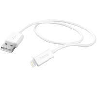 Hama Câble de charge USB USB 2.0 Connecteur Lightning , USB-A mâle 1.00 m blanc 00201579