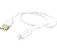 Hama Câble de charge Lightning USB 2.0 USB-A mâle 1,50 m blanc 00201581