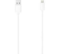 Câble USB pour iPhone/iPad avec connecteur Lightning, USB 2.0, 1,50 m - Blanc
