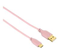 Hama Câble USB-C "Flexi-Slim", doré, antitorsion, rose, 0,75 m