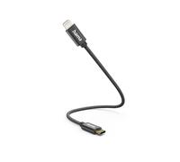 HAMA Câble de chargement USB-C vers Lightning 0,2 m noir