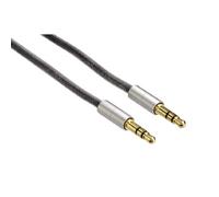 Hama Câble de liaison AluLine jack 3,5mm mâle - mâle stéréo 2 m