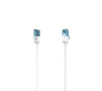 Câble RJ45 HAMA 10M Droit CAT6a Blanc