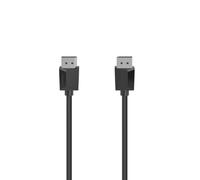 Hama Câble DisplayPort - 1.5m Ultra HD 4K Garantie 10ANS (DP1.2, Double blindage, Protection anti-pliage, pour ASUS, Dell, Acer, Carte Graphique GTX, Console de jeu) Noir