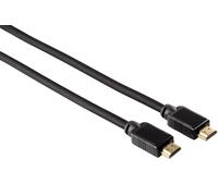 Hama Câble HDMI 1,5m Or Tissu de Connexion 3D Full-Hd pour TV Beamer PC DVD
