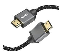 Câble de raccordement Hama HDMI Fiche mâle HDMI-A, Fiche mâle HDMI-A 2.00 m gris, noir 00200504 U